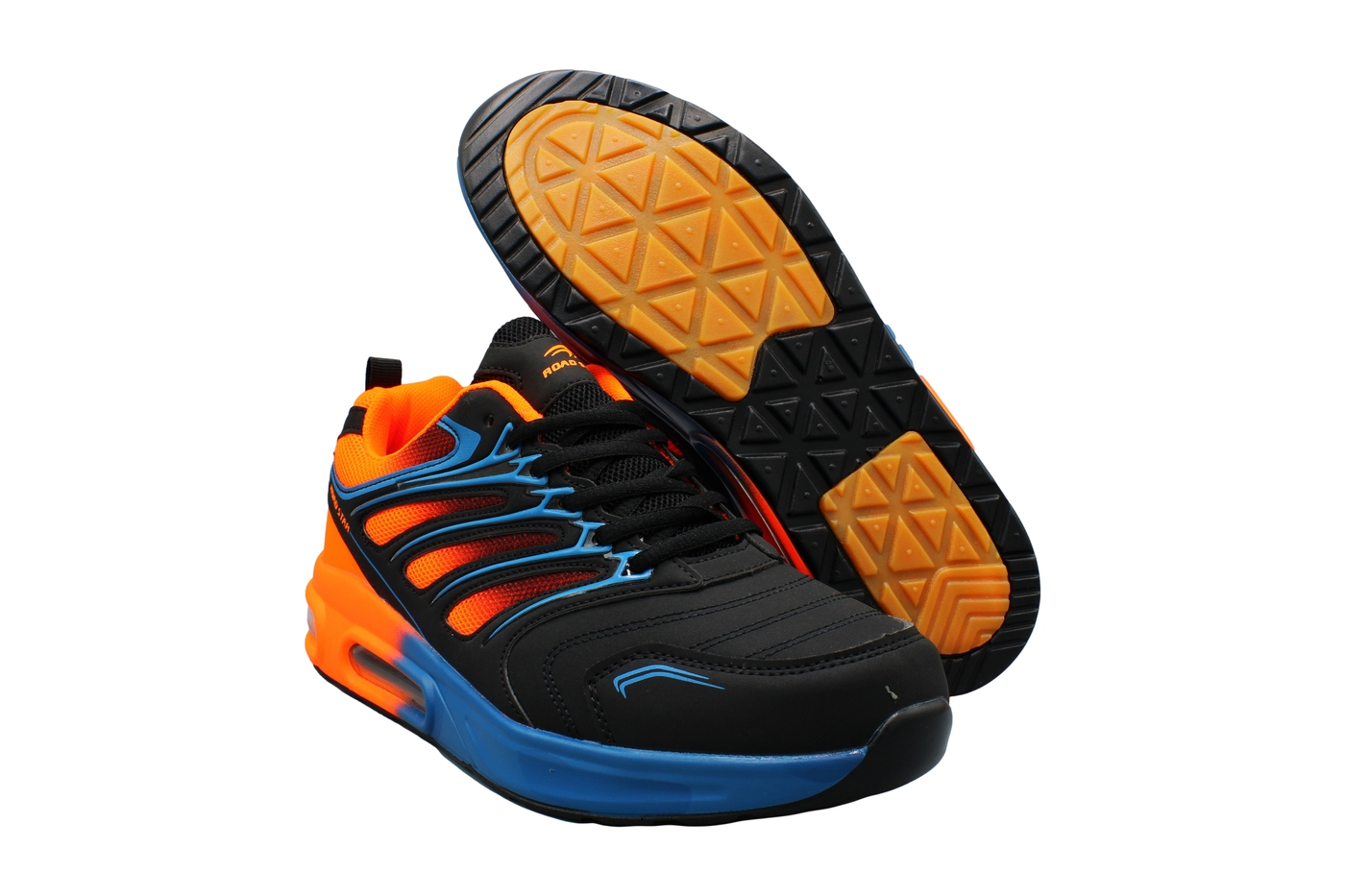 Planets 258 Sneaker für Damen & Herren in Schwarz/Orange – Ansicht 5