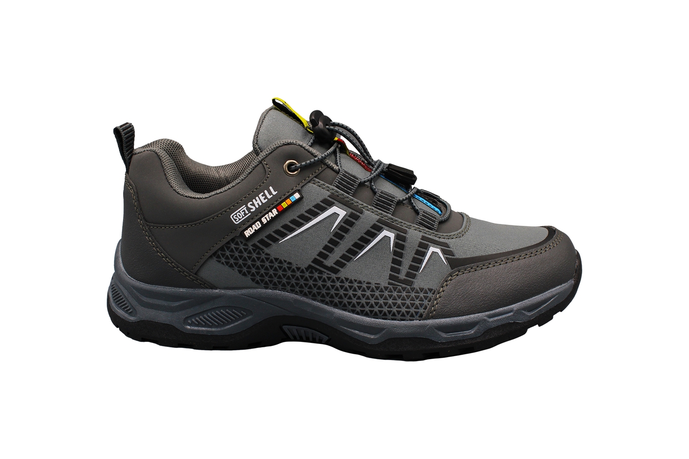 Planets 614 Trekking-Sneaker für Damen & Herren in Grau/Weiß – Ansicht 3