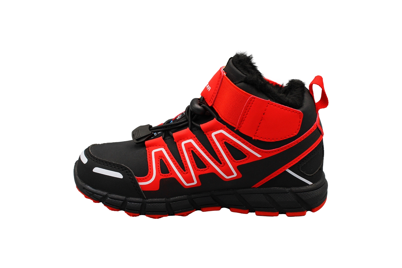 Planets 504 Winterschuh für Kinder in Schwarz/Rot – Ansicht 4