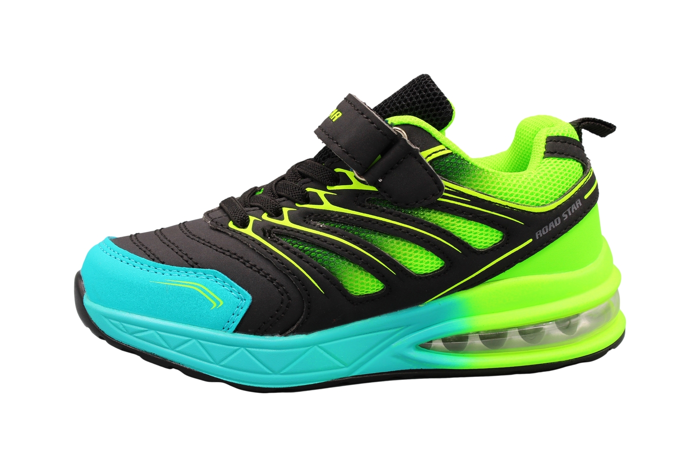 Planets 300 Sneaker für Kinder in Schwarz/Grün – Ansicht 4
