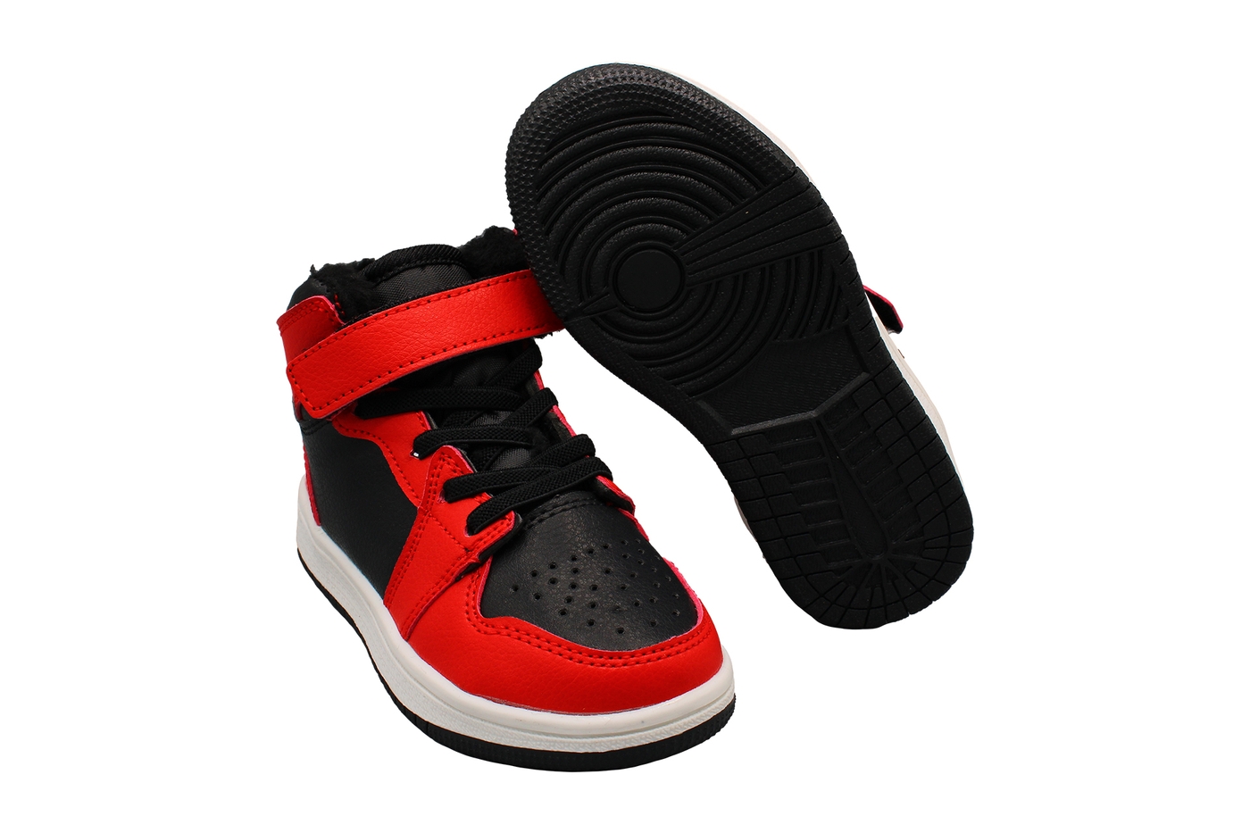 Planets 122 Winterschuh für Kinder in Schwarz/Rot – Ansicht 5