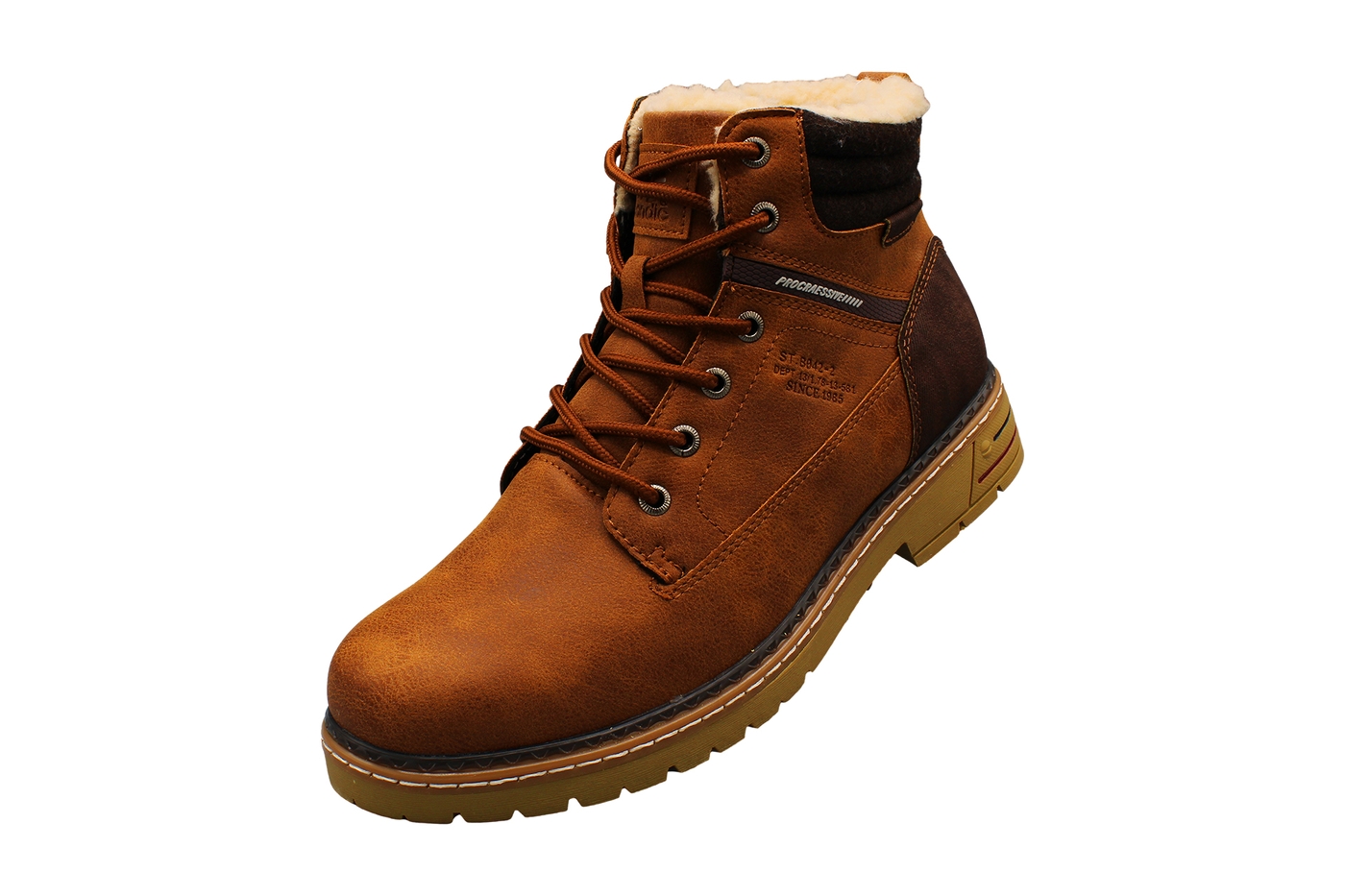 Planets 424 Winterschuh für Herren in Braun – Ansicht 1