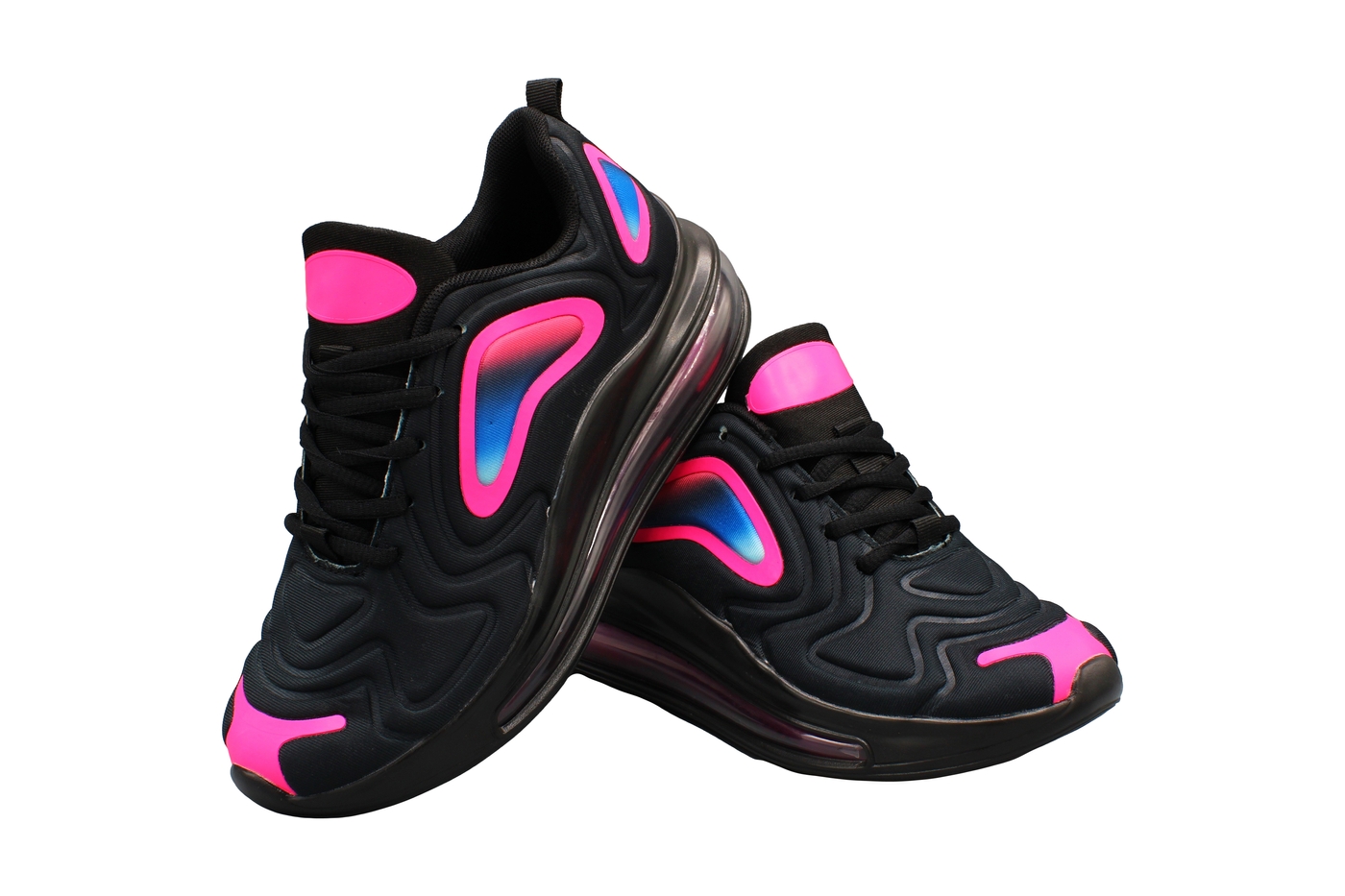 Planets 609 Sneaker für Damen in Schwarz/Pink – Ansicht 6