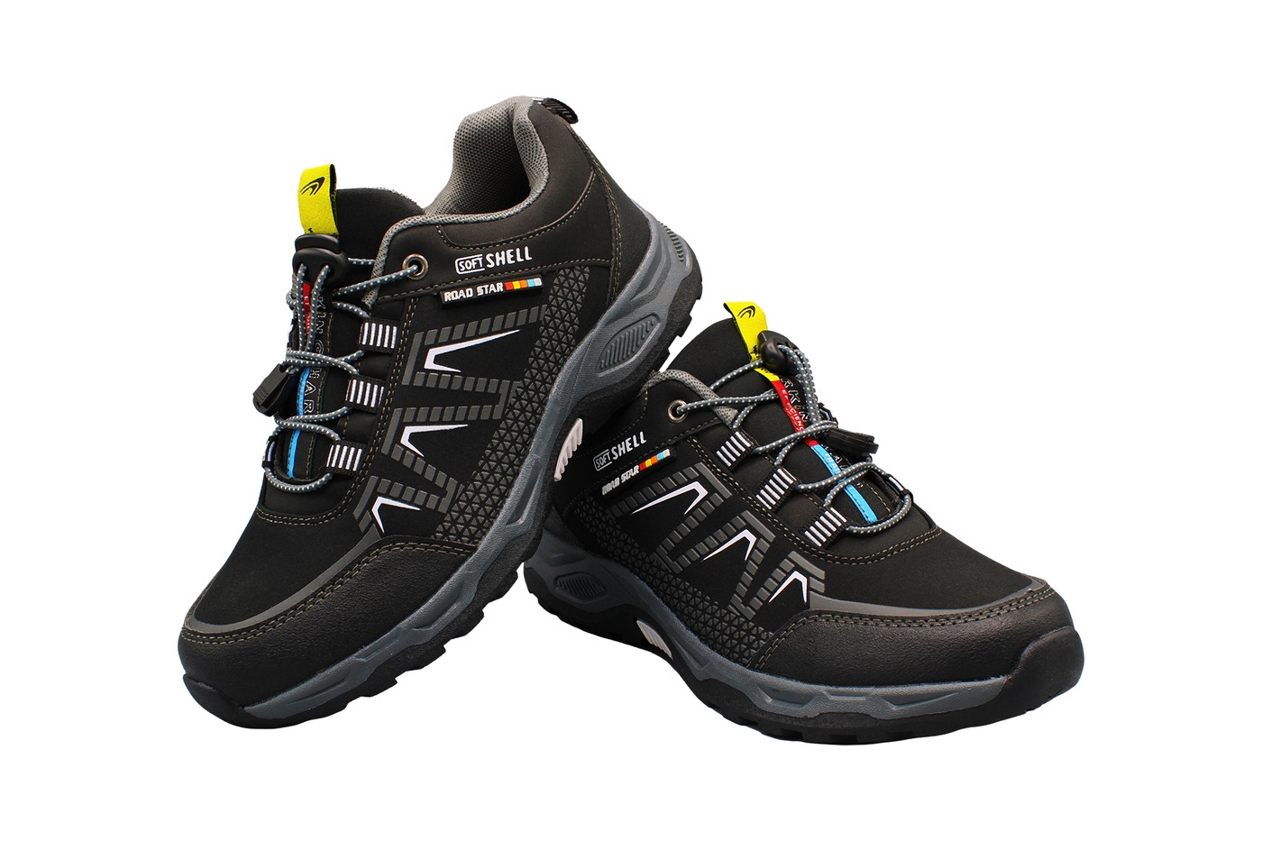 Planets 625 Trekking-Sneaker für Damen & Herren in Schwarz/Weiß – Ansicht 6