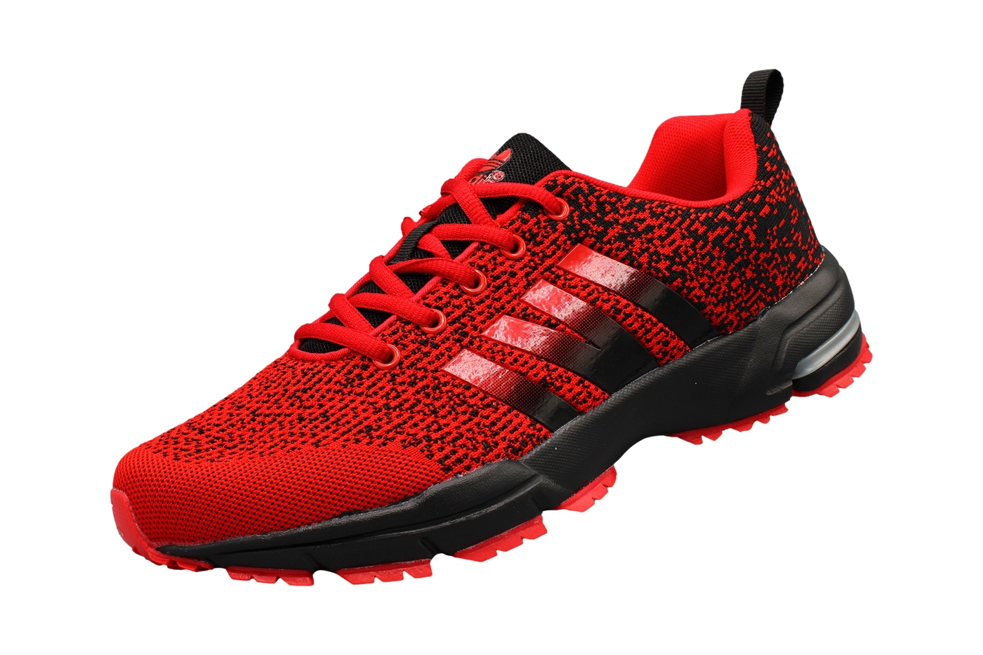 Planets 379 Sneaker für Damen & Herren in Rot/Schwarz – Ansicht 1