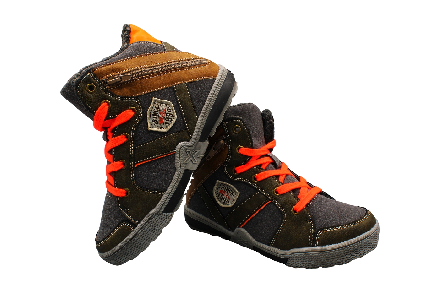 Planets 457 Winterschuh für Kinder in Grau/Grün – Ansicht 6