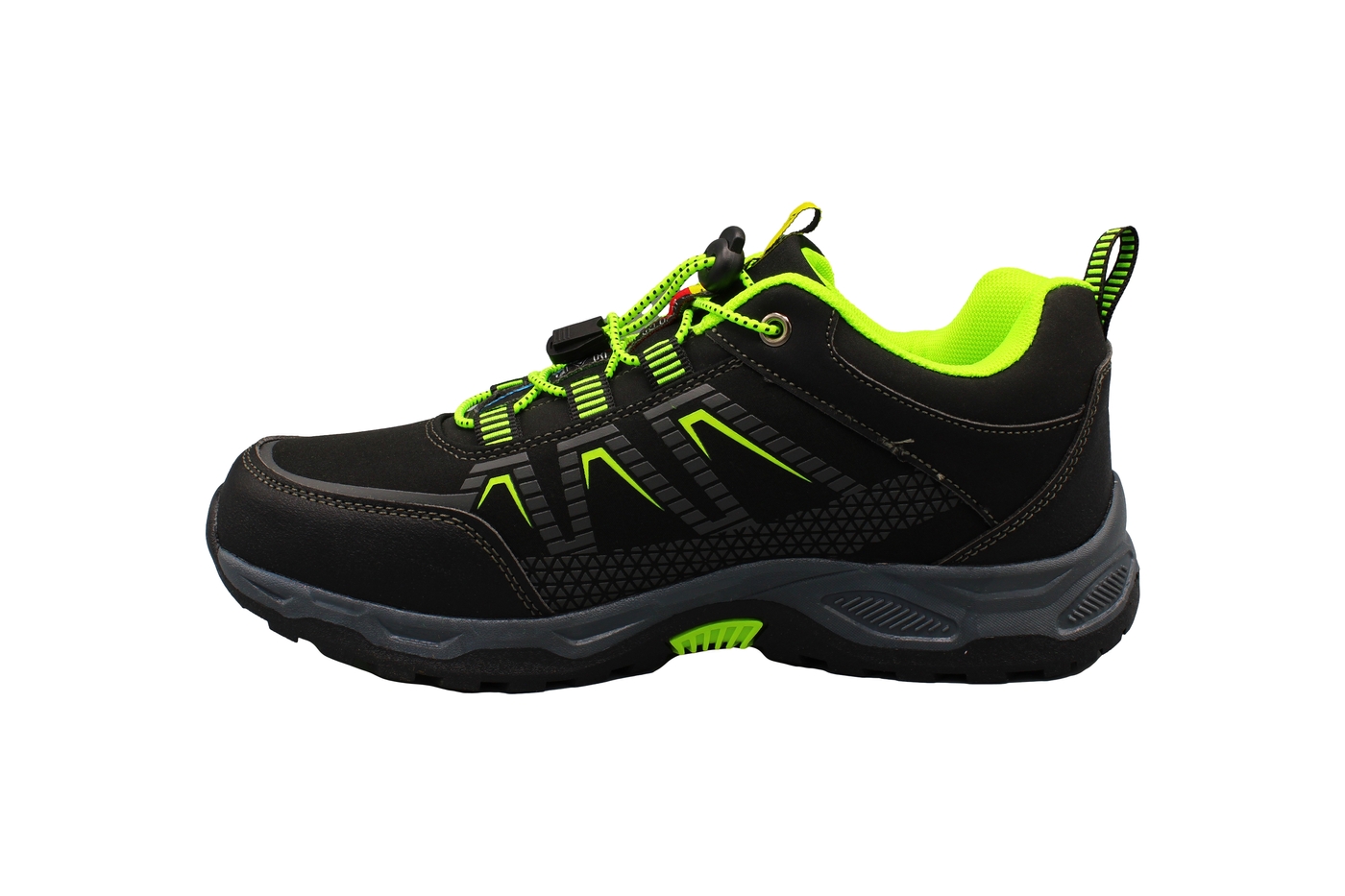 Planets 617 Trekking-Sneaker für Damen & Herren in Schwarz/Grün – Ansicht 4