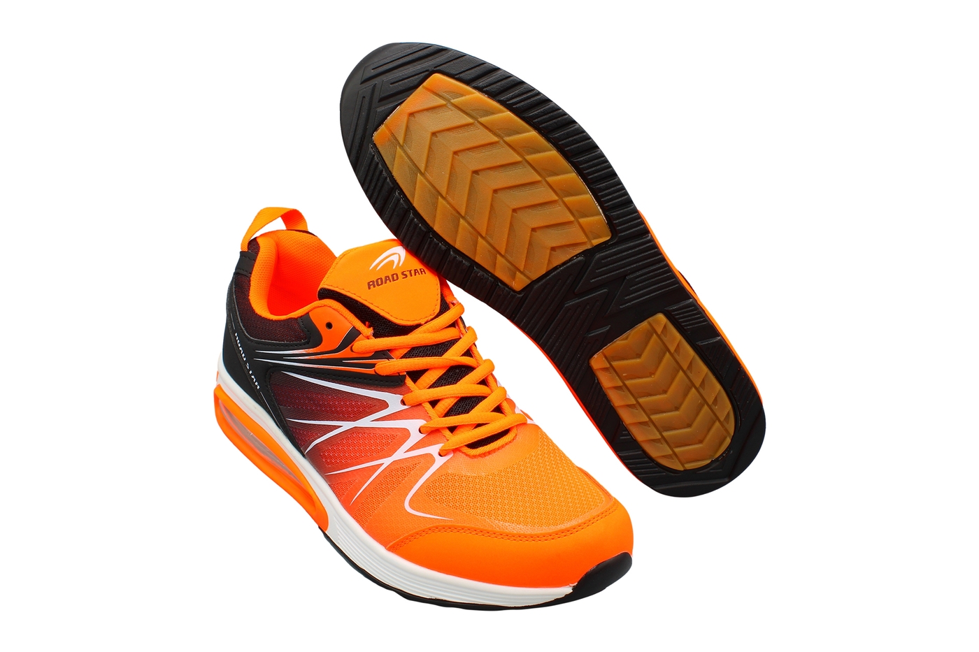 Planets 250 Sneaker für Herren in Orange/Schwarz – Ansicht 5