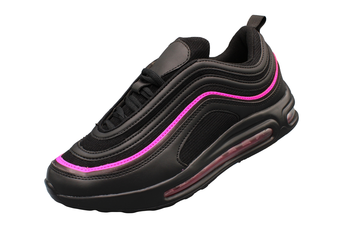 Planets 089 Sneaker für Damen in Schwarz/Pink – Ansicht 1