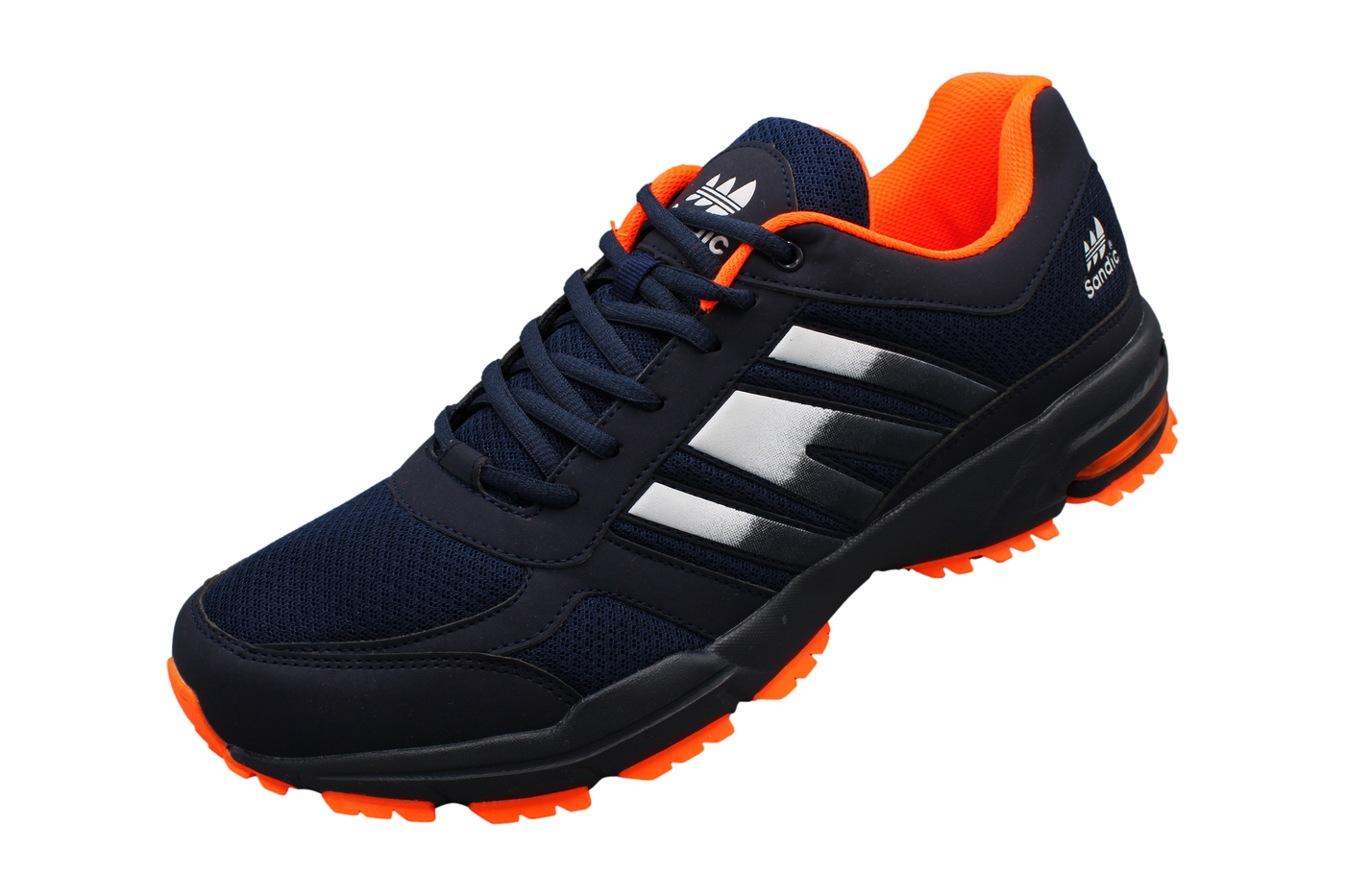 Planets 644 Sneaker für Herren in Übergröße in Blau/Orange – Ansicht 1