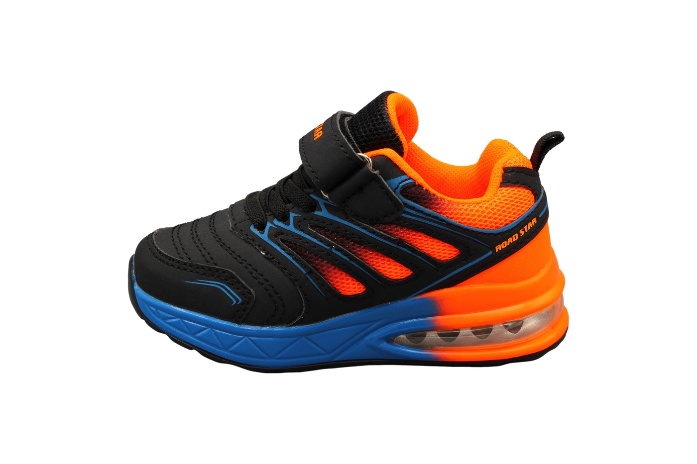 Planets 502 Sneaker für Kinder in Schwarz/Orange – Ansicht 4