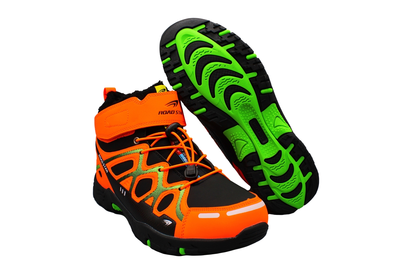 Planets 986 Winterschuh für Damen & Herren in Schwarz/Orange – Ansicht 5