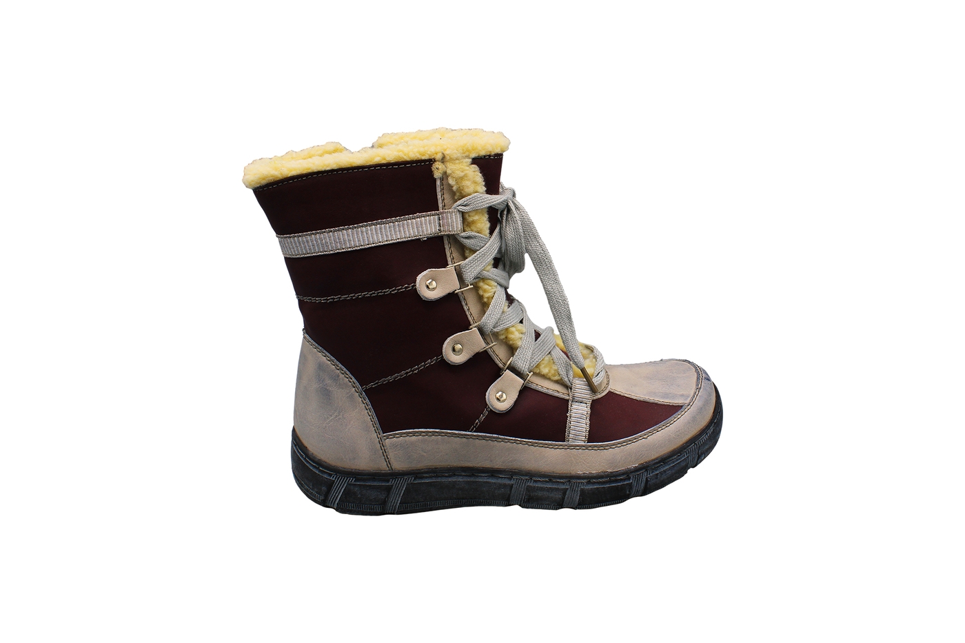 Planets 286 Winterschuh für Damen in Rot – Ansicht 3