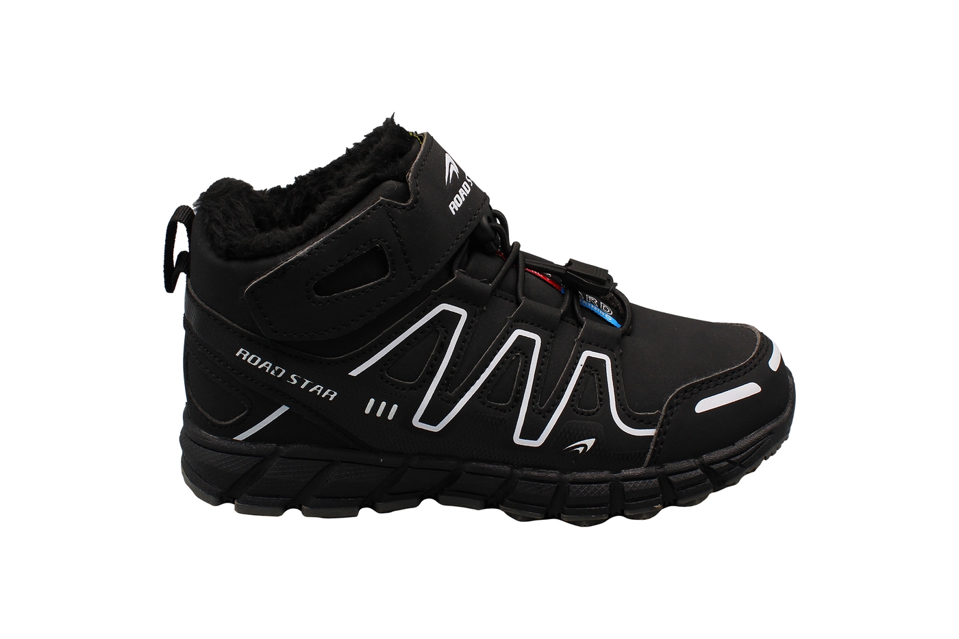 Planets 824 Winterschuh für Kinder in Schwarz/Weiß – Ansicht 3