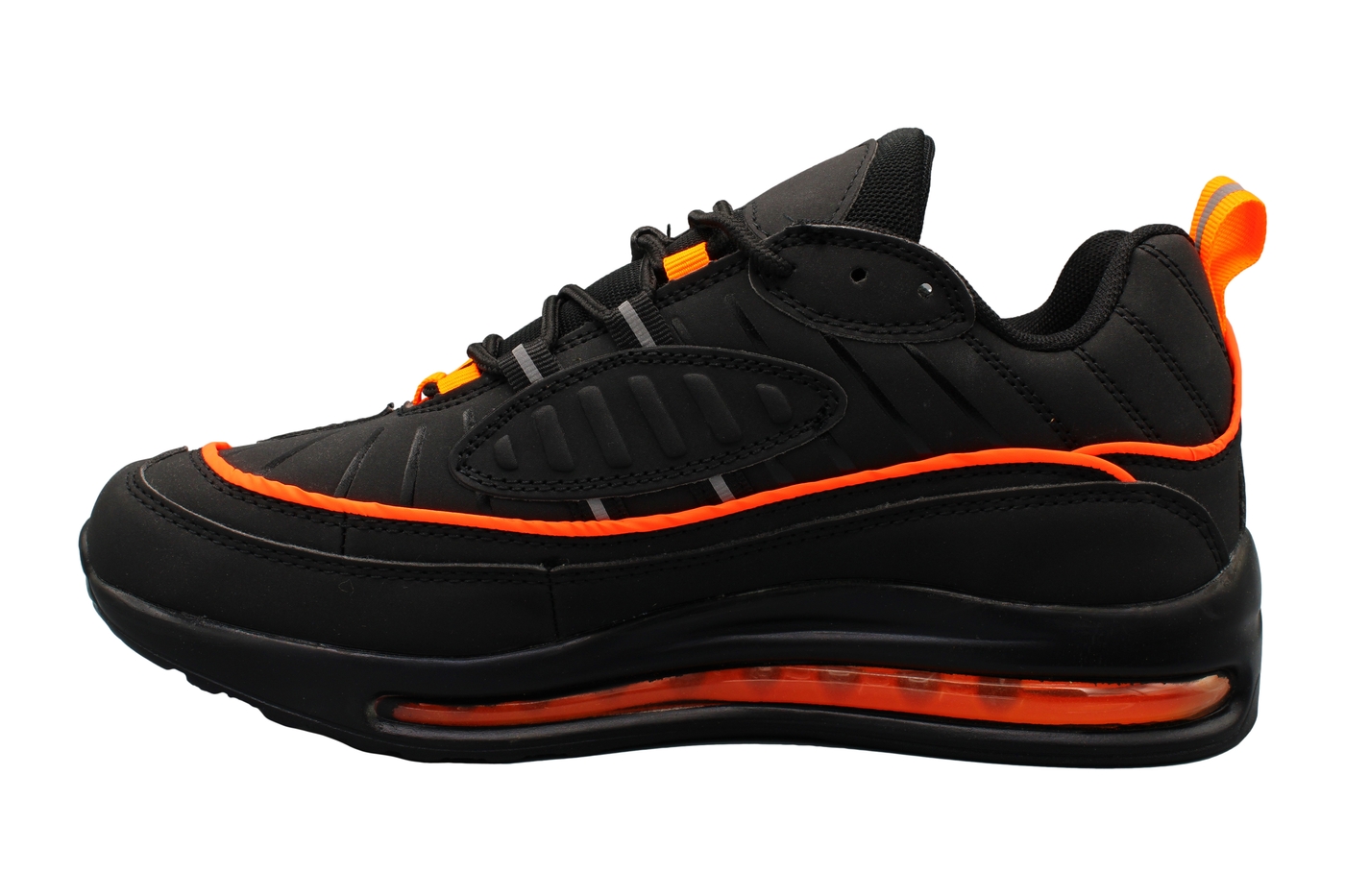 Planets 103 Sneaker für Damen & Herren in Schwarz/Orange – Ansicht 4