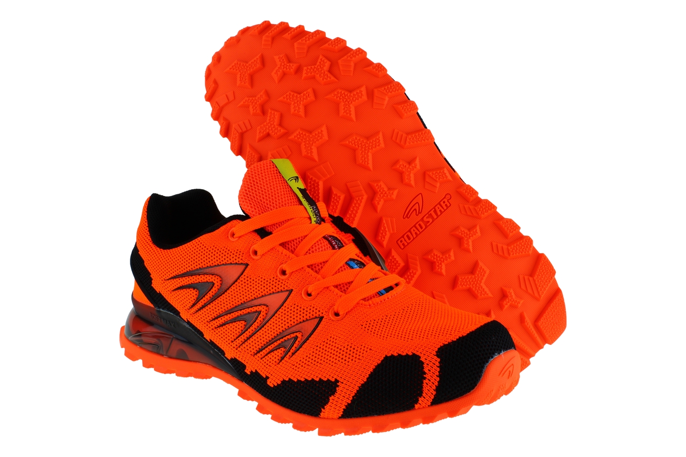 Planets 629 Sneaker für Damen & Herren in Orange/Schwarz – Ansicht 5