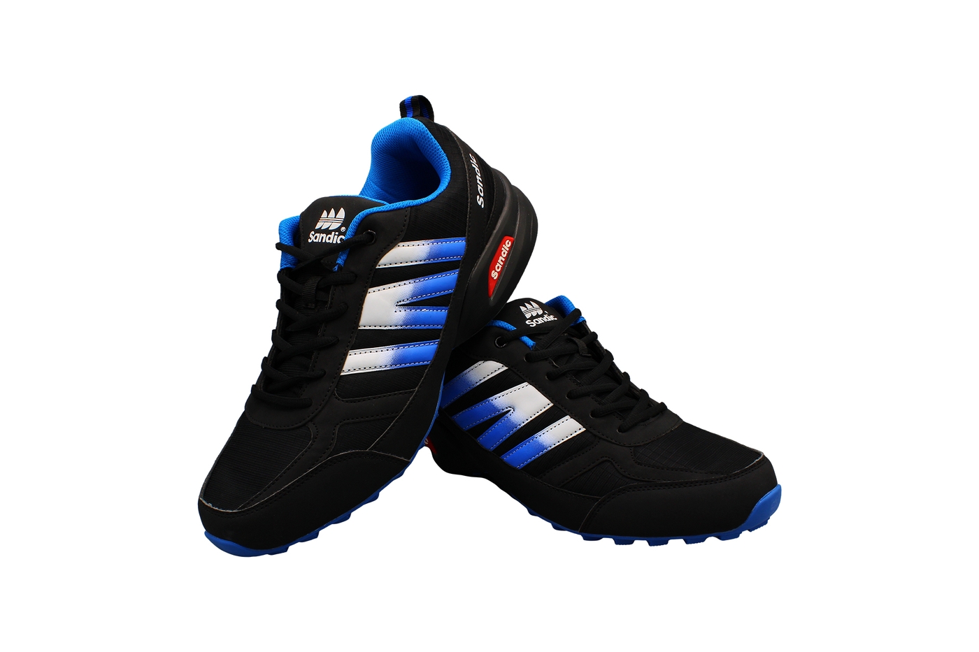 Planets 542 Sneaker für Herren in Übergröße in Schwarz/Blau – Ansicht 6