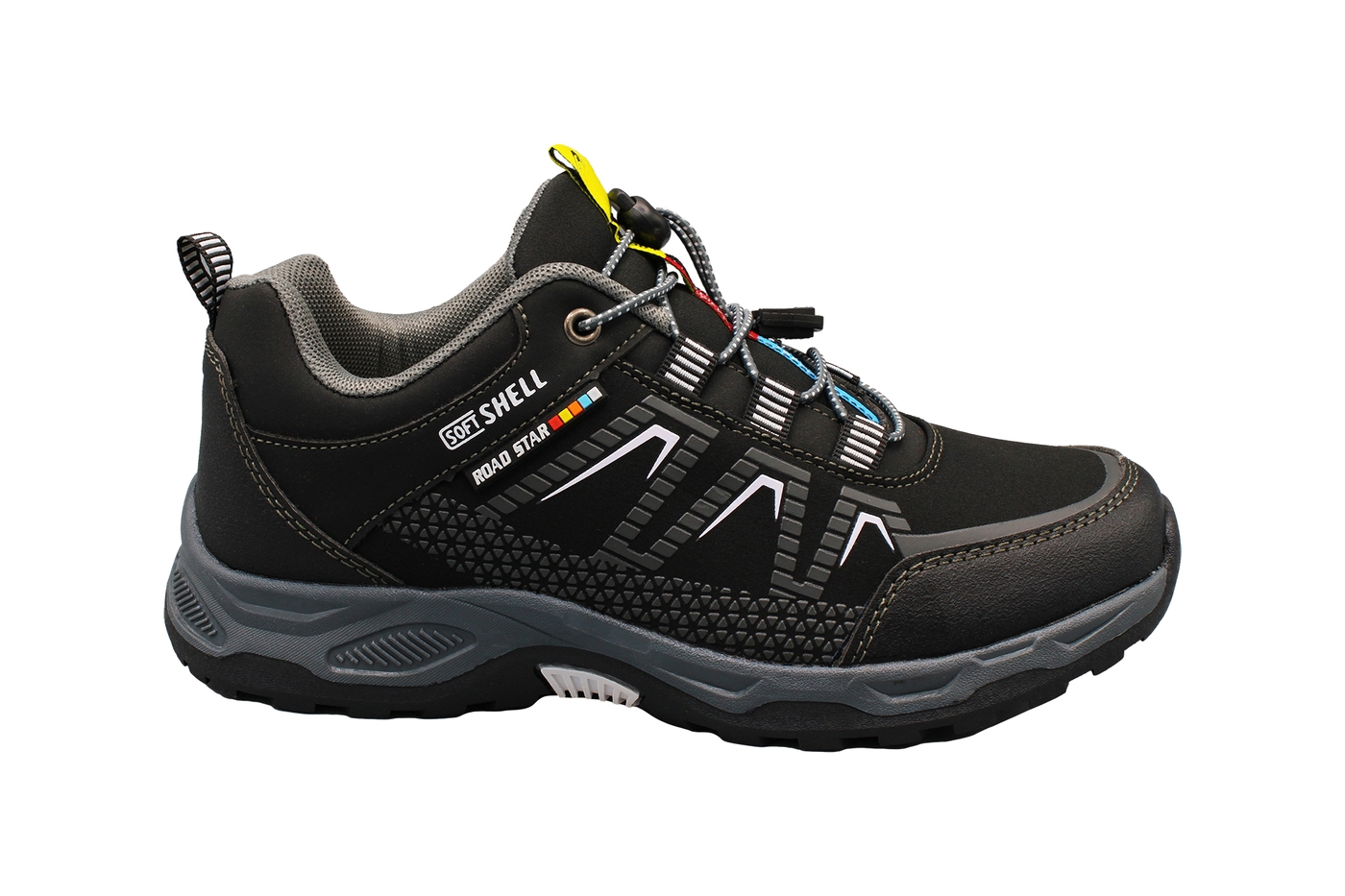 Planets 625 Trekking-Sneaker für Damen & Herren in Schwarz/Weiß – Ansicht 3