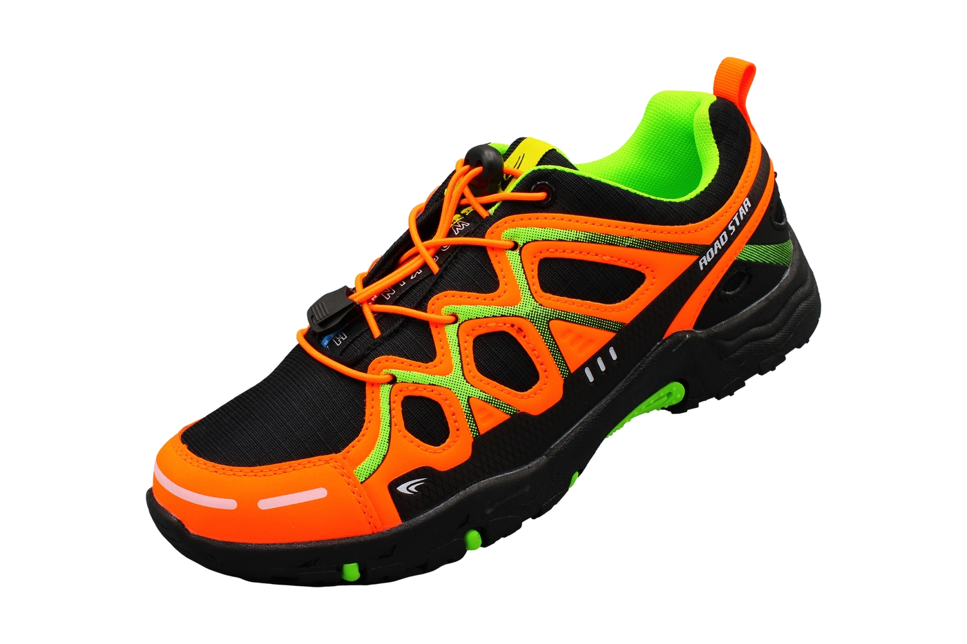 Planets 602 Sneaker für Damen & Herren in Schwarz/Orange – Ansicht 1