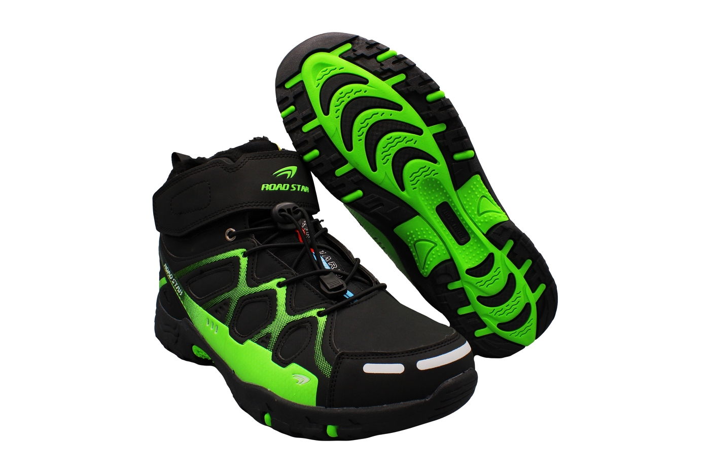 Planets 031 Winterschuh für Damen & Herren in Schwarz/Grün – Ansicht 11
