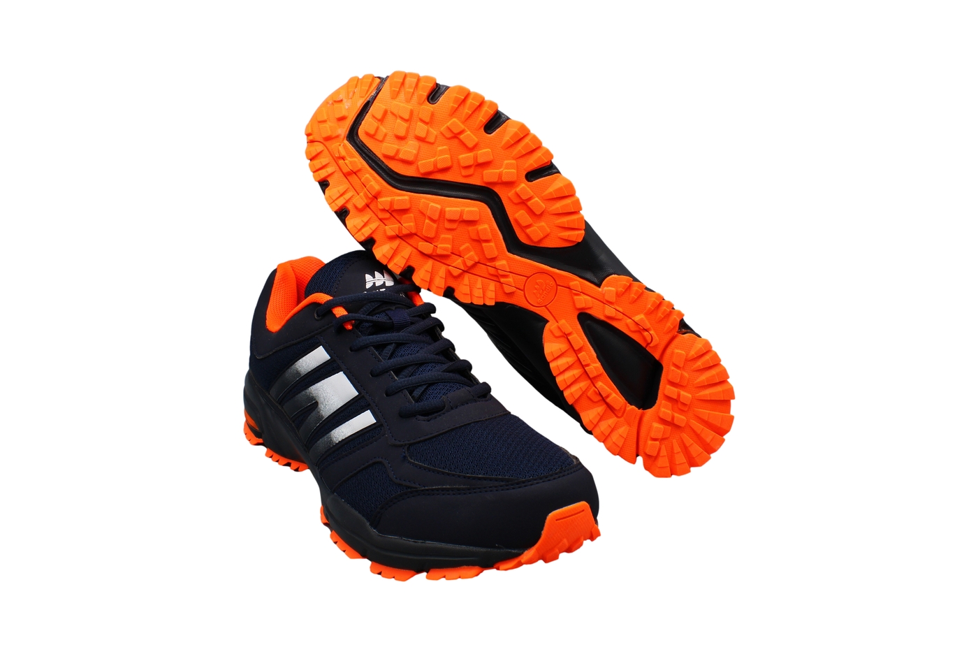 Planets 644 Sneaker für Herren in Übergröße in Blau/Orange – Ansicht 5