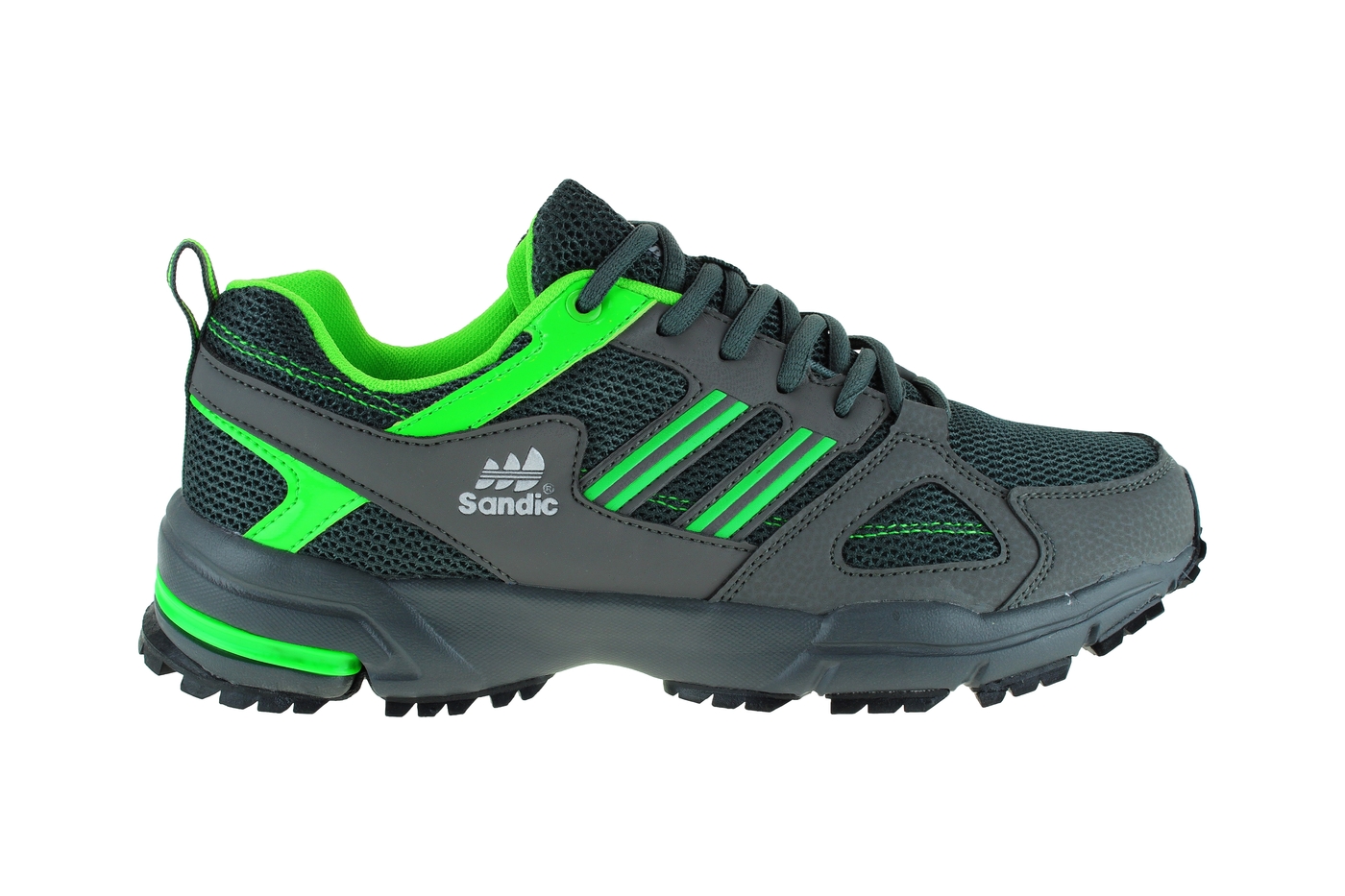 Planets 899 Sneaker für Damen & Herren in Schwarz/Grün – Ansicht 3