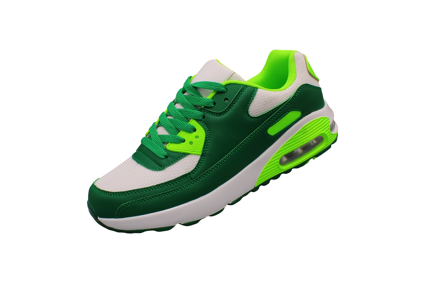 Planets 447 Sneaker für Damen & Herren in Grün/Weiß – Ansicht 1