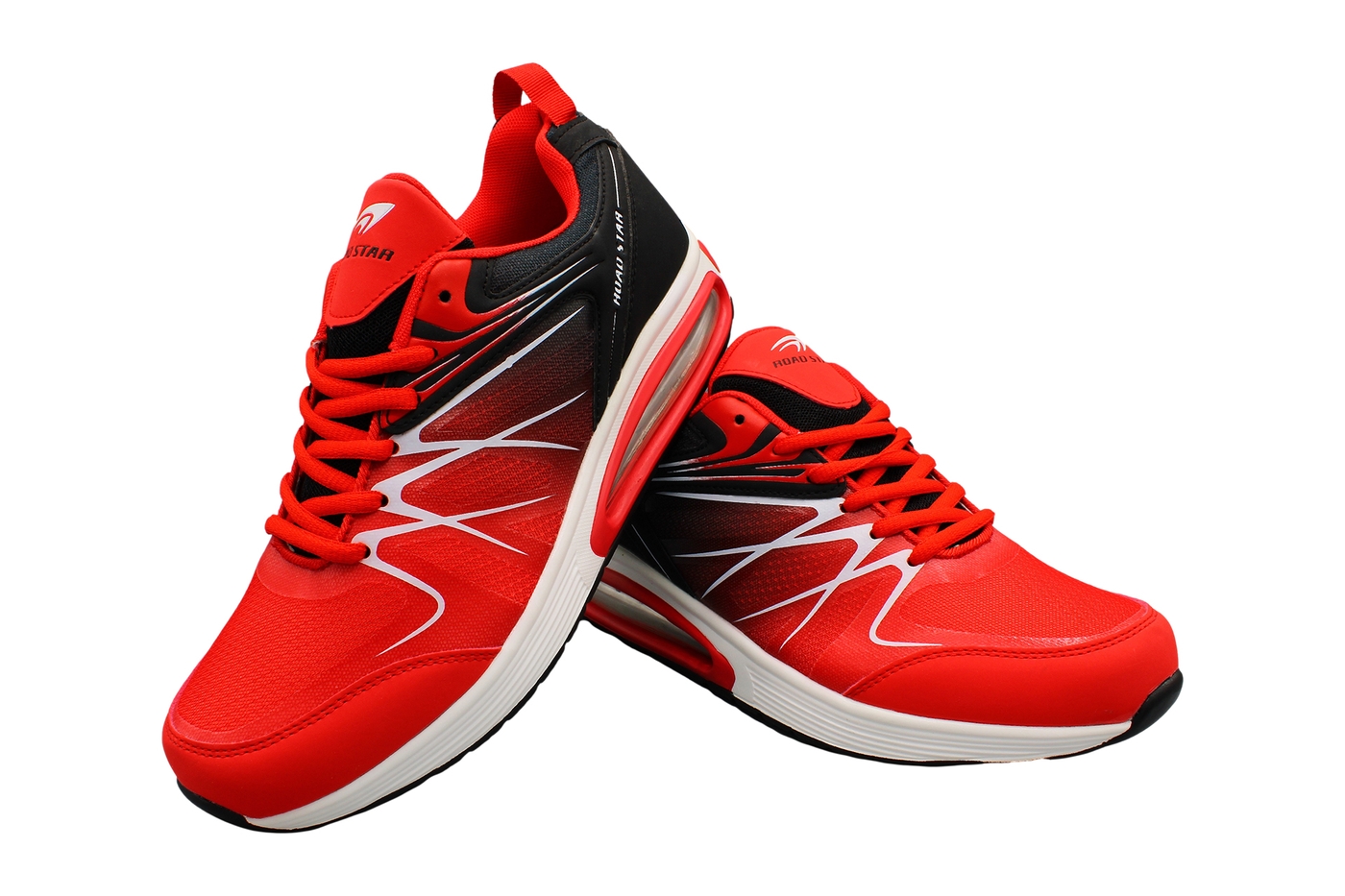 Planets 414 Sneaker für Herren in Rot/Schwarz – Ansicht 6