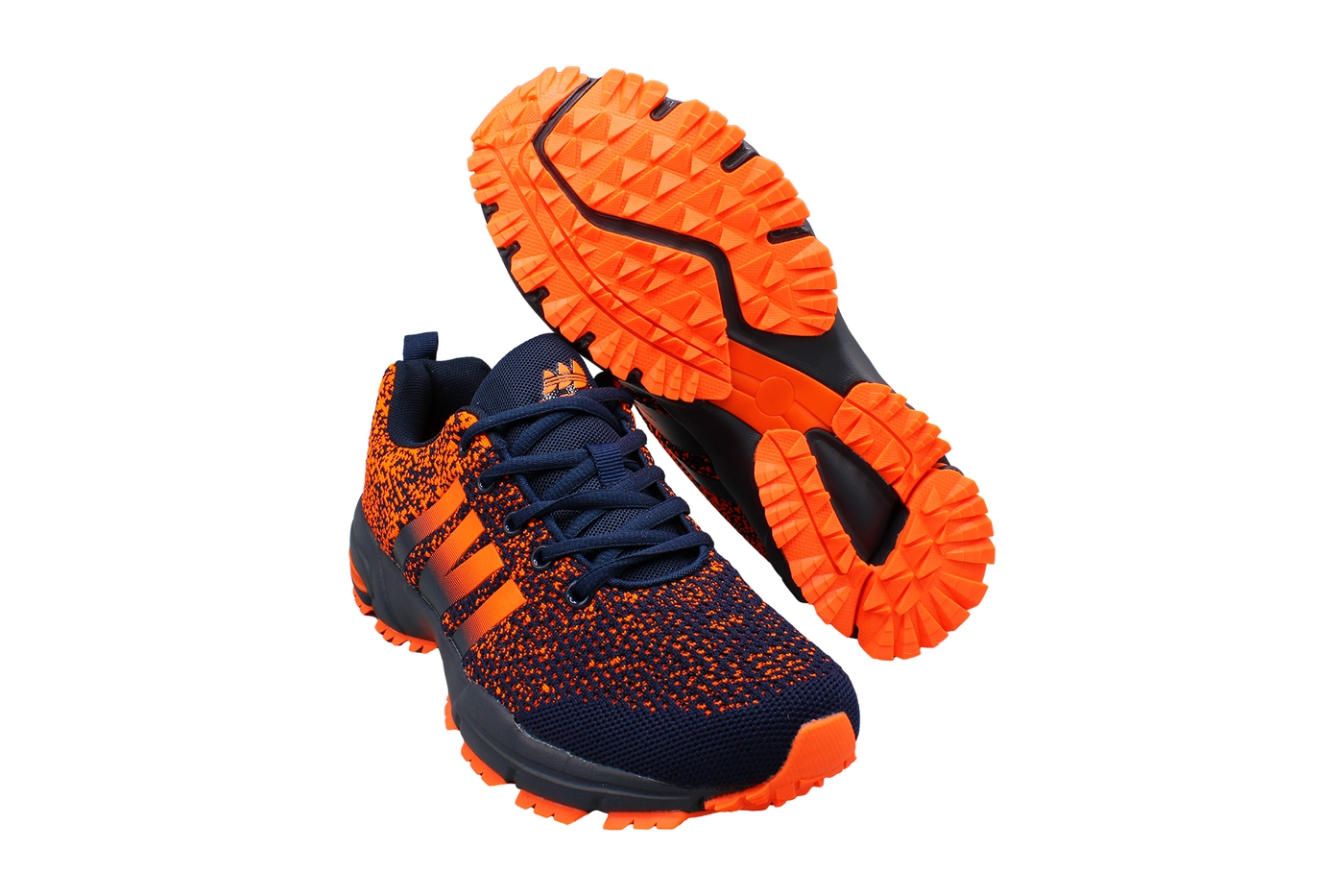 Planets 066 Sneaker für Damen & Herren in Schwarz/Orange – Ansicht 8