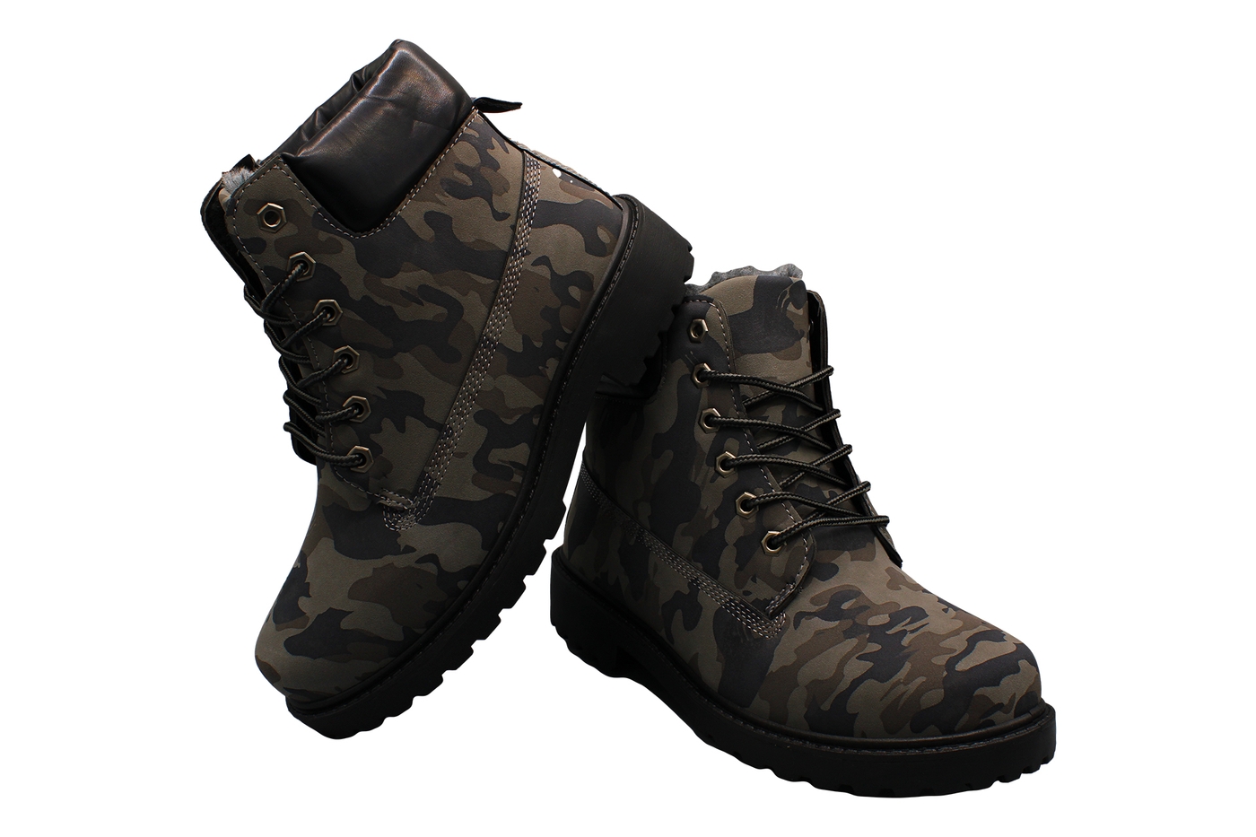 Planets 867 Winterschuh für Damen in Camouflage/Schwarz – Ansicht 6