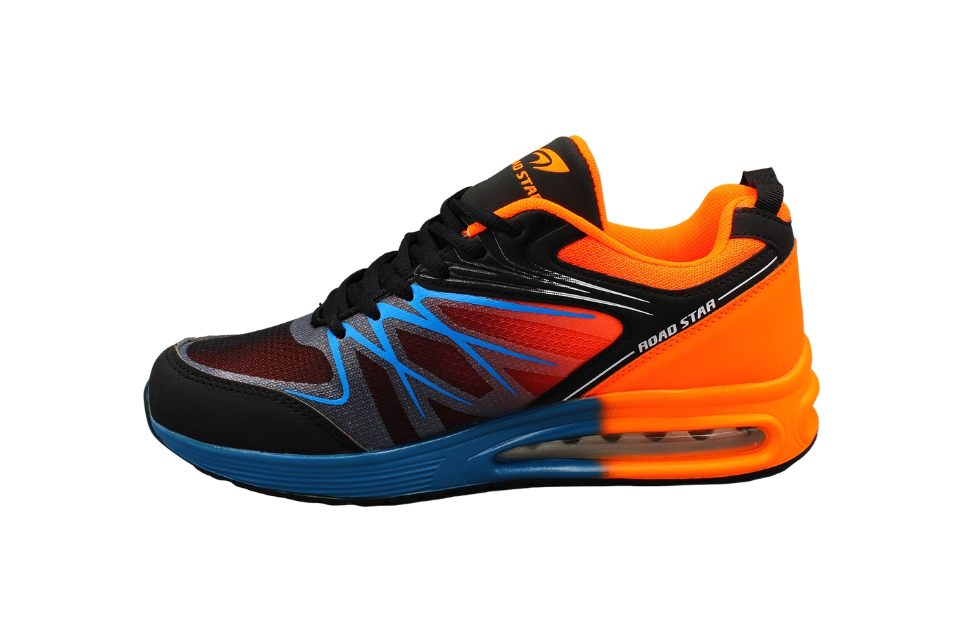 Planets 800 Sneaker für Damen & Herren in Schwarz/Orange – Ansicht 4