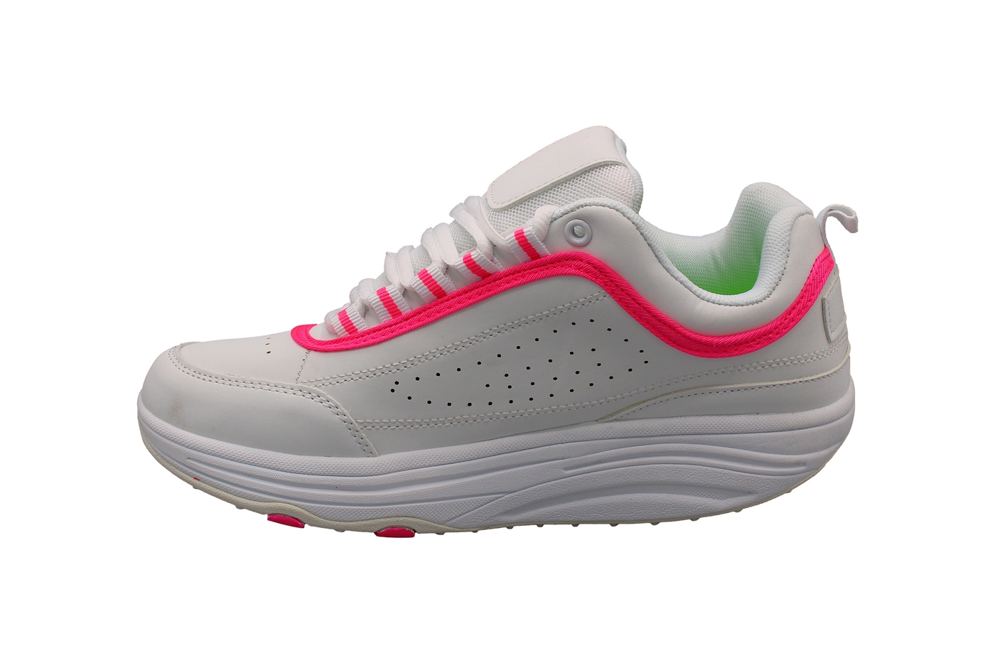 Planets 302 Gesundheitsschuh für Damen in Weiß/Pink – Ansicht 4