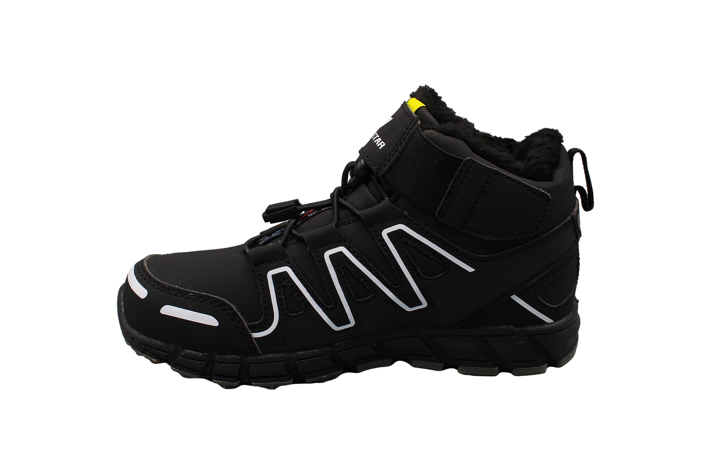 Planets 824 Winterschuh für Kinder in Schwarz/Weiß – Ansicht 4