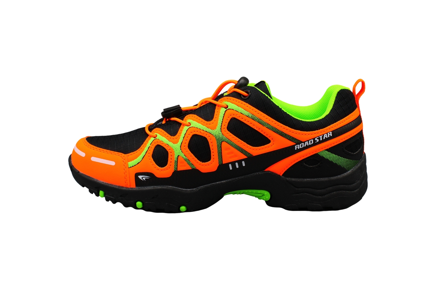 Planets 602 Sneaker für Damen & Herren in Schwarz/Orange – Ansicht 4
