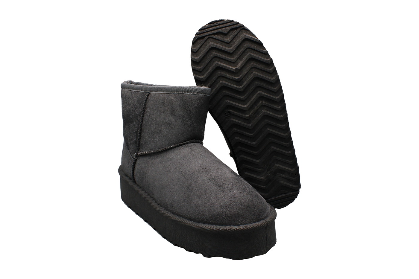 Planets 270 Winterschuh für Damen in Grau – Ansicht 5