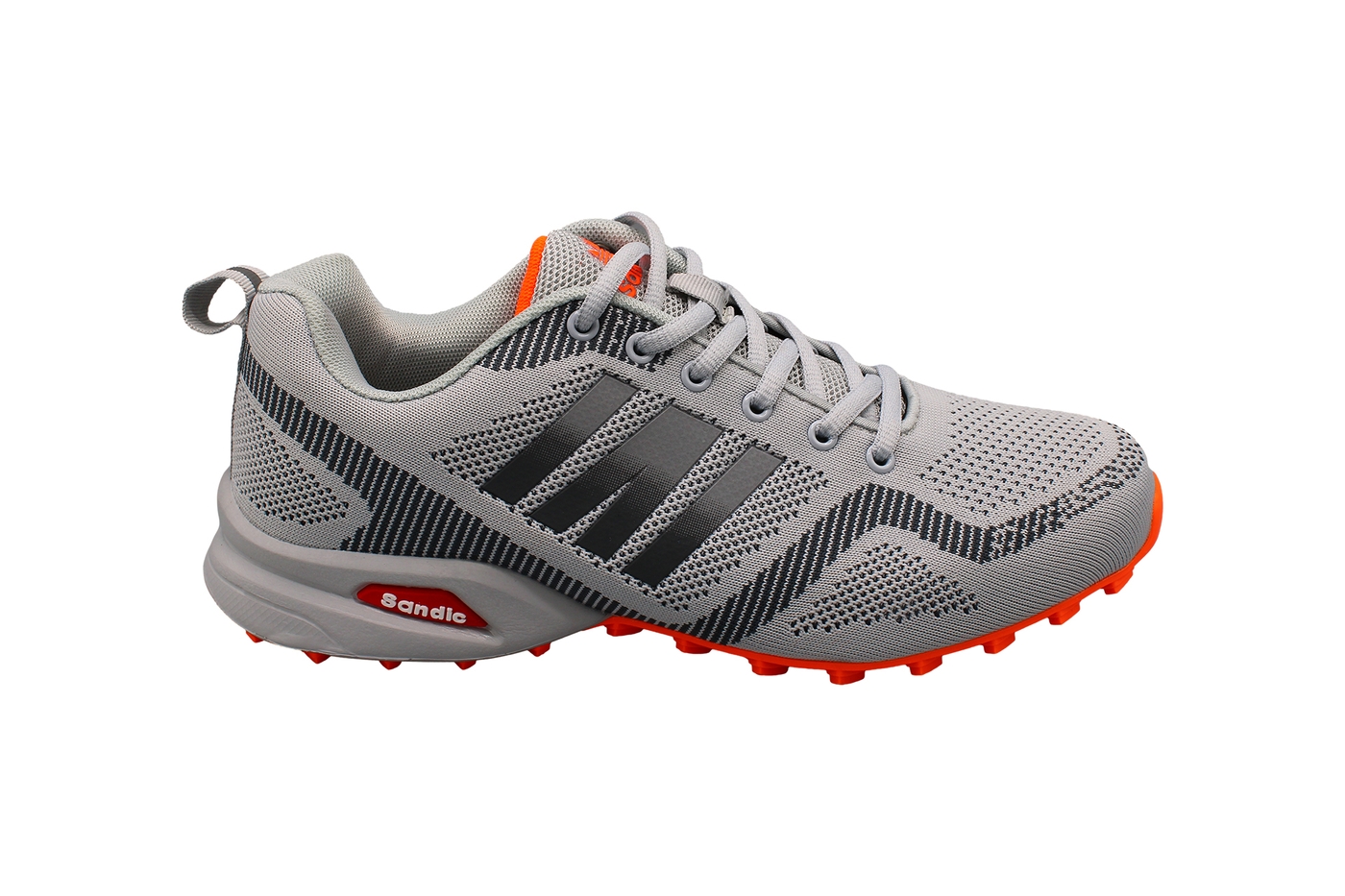 Planets 476 Sneaker für Herren in Grau/Orange – Ansicht 3