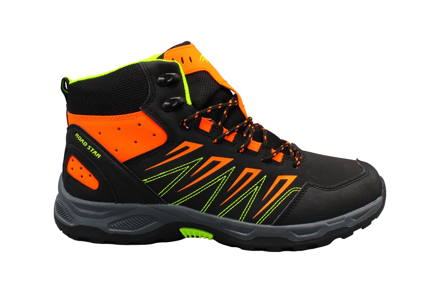 Planets 380 Winterschuh für Damen & Herren in Schwarz/Orange – Ansicht 3