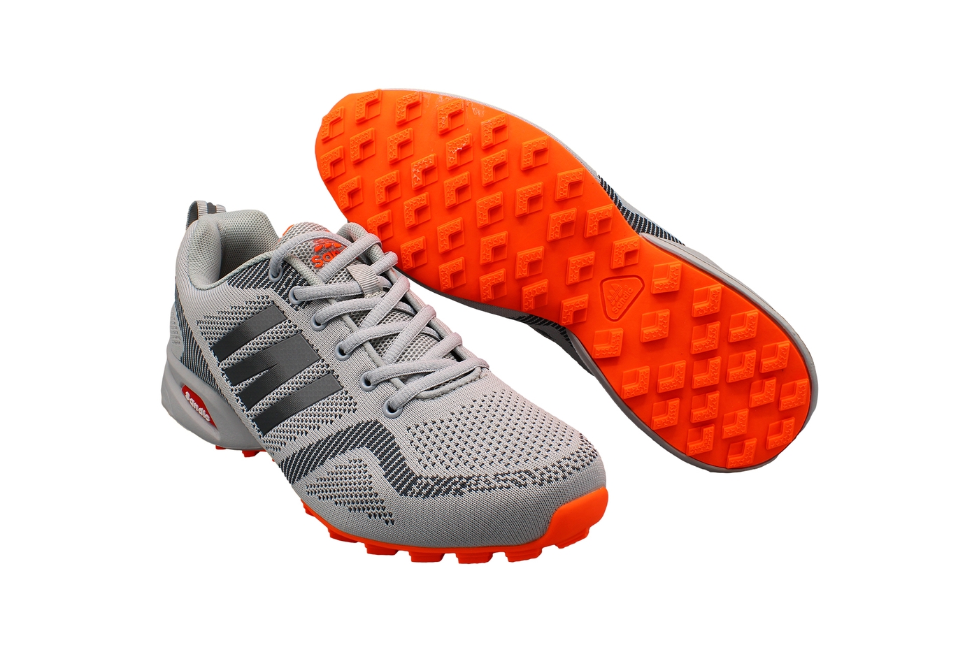 Planets 476 Sneaker für Herren in Grau/Orange – Ansicht 5