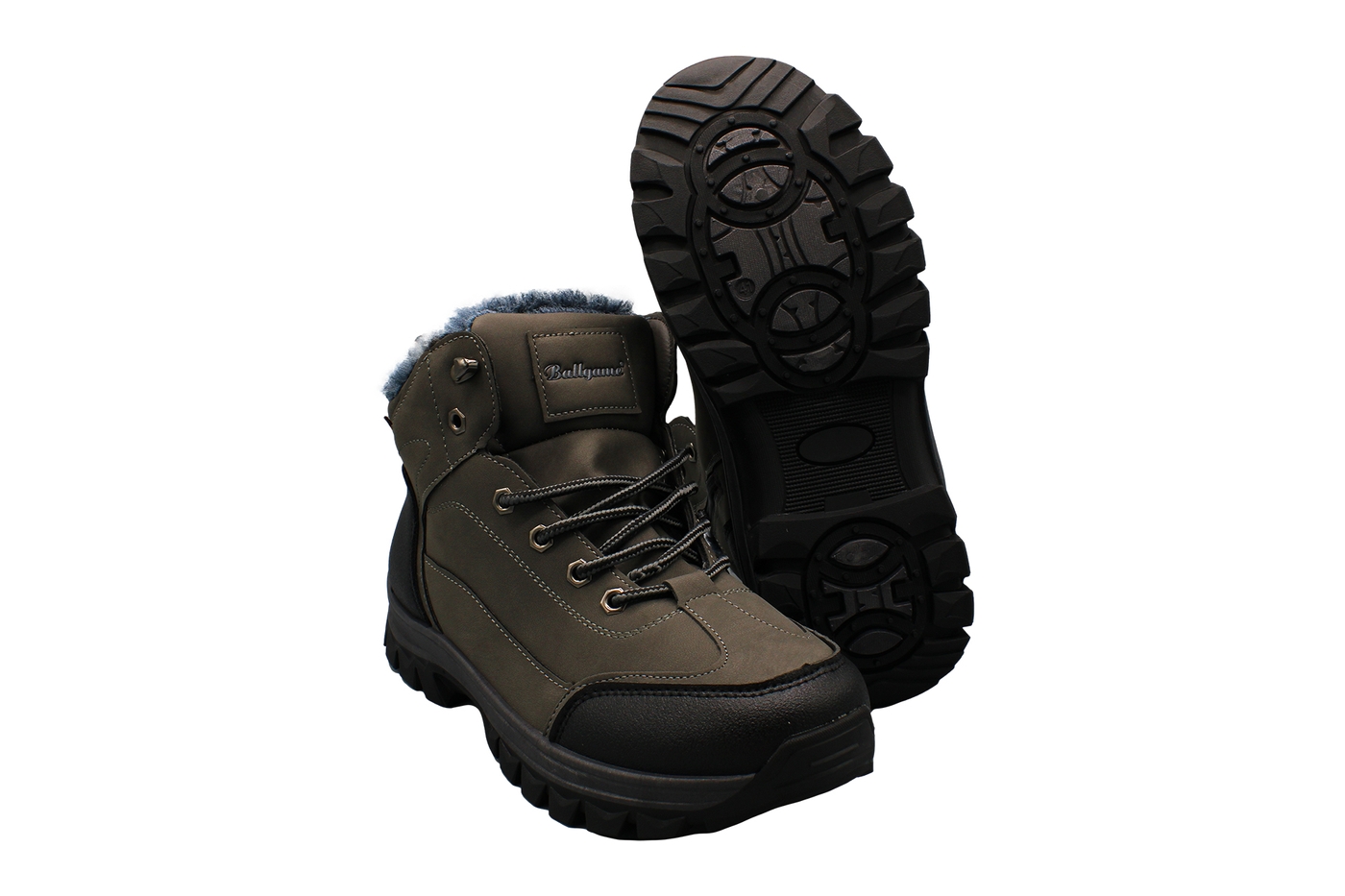 Planets 889 Winterschuh für Herren in Grau – Ansicht 5