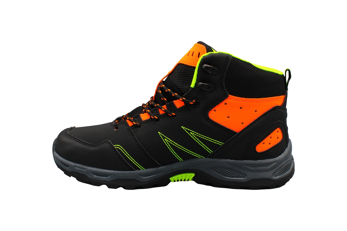Planets 380 Winterschuh für Damen & Herren in Schwarz/Orange – Ansicht 4
