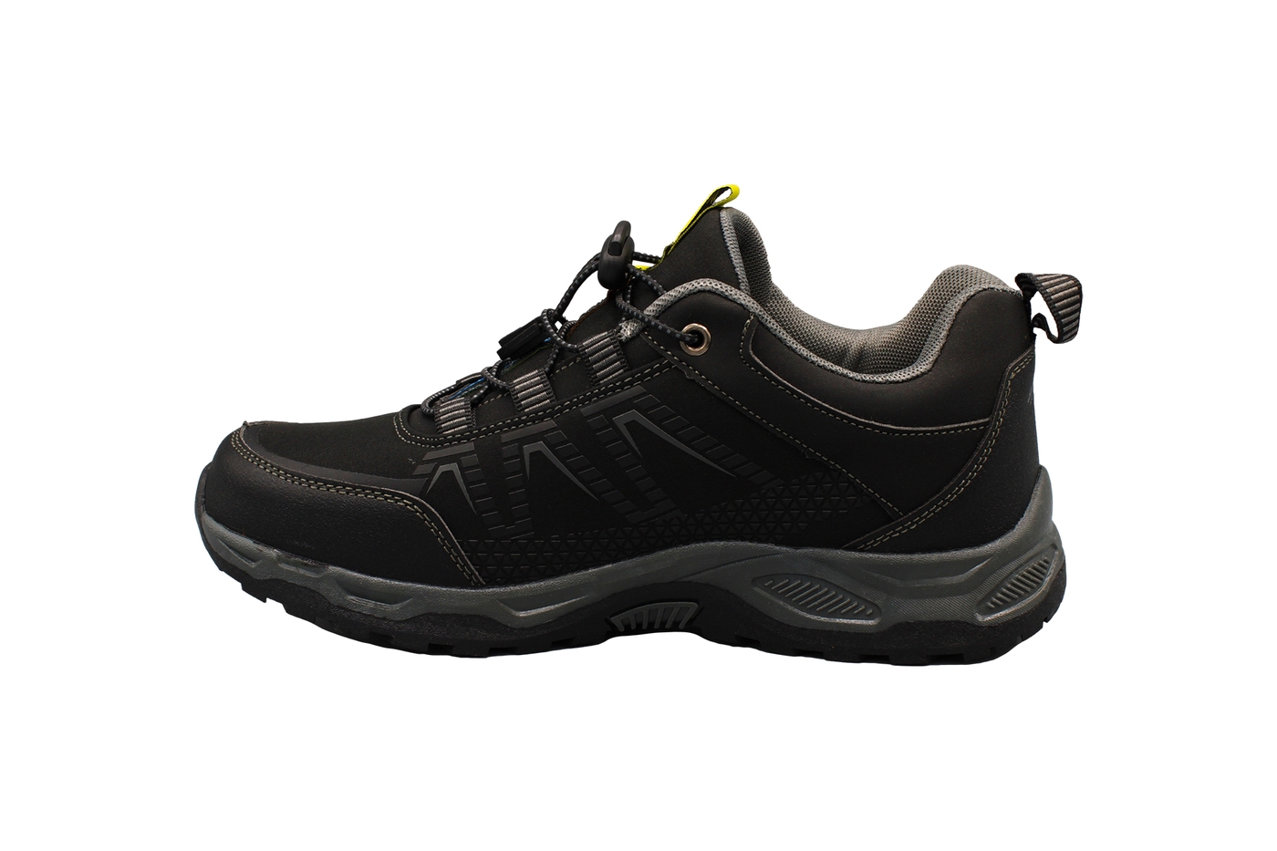 Planets 604 Trekking-Sneaker für Damen & Herren in Schwarz/Grau – Ansicht 4