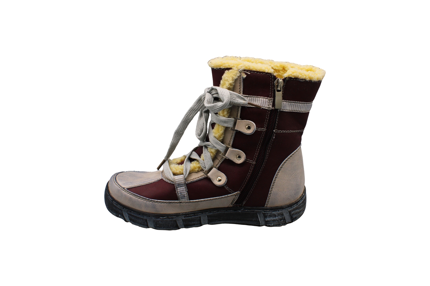Planets 286 Winterschuh für Damen in Rot – Ansicht 4