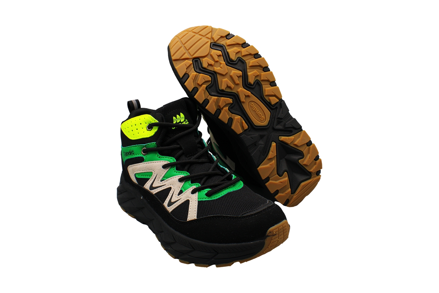 Planets 449 Sneaker für Damen & Herren in Schwarz/Grün – Ansicht 5