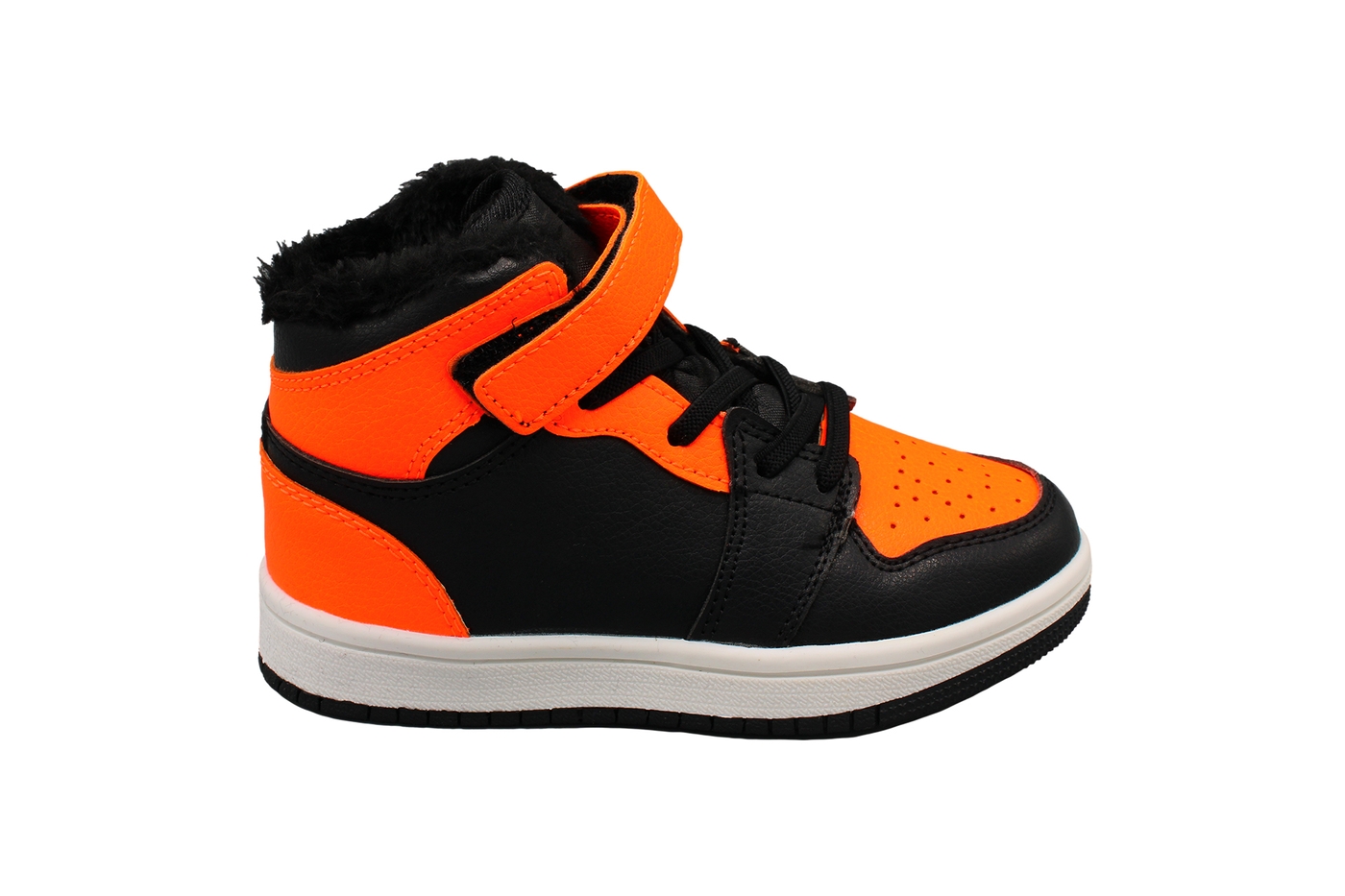 Planets 146 Winterschuh für Kinder in Schwarz/Orange – Ansicht 3