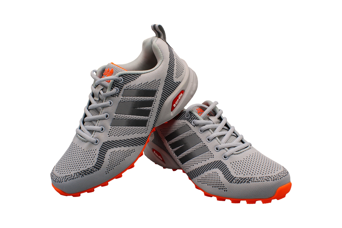 Planets 476 Sneaker für Herren in Grau/Orange – Ansicht 6