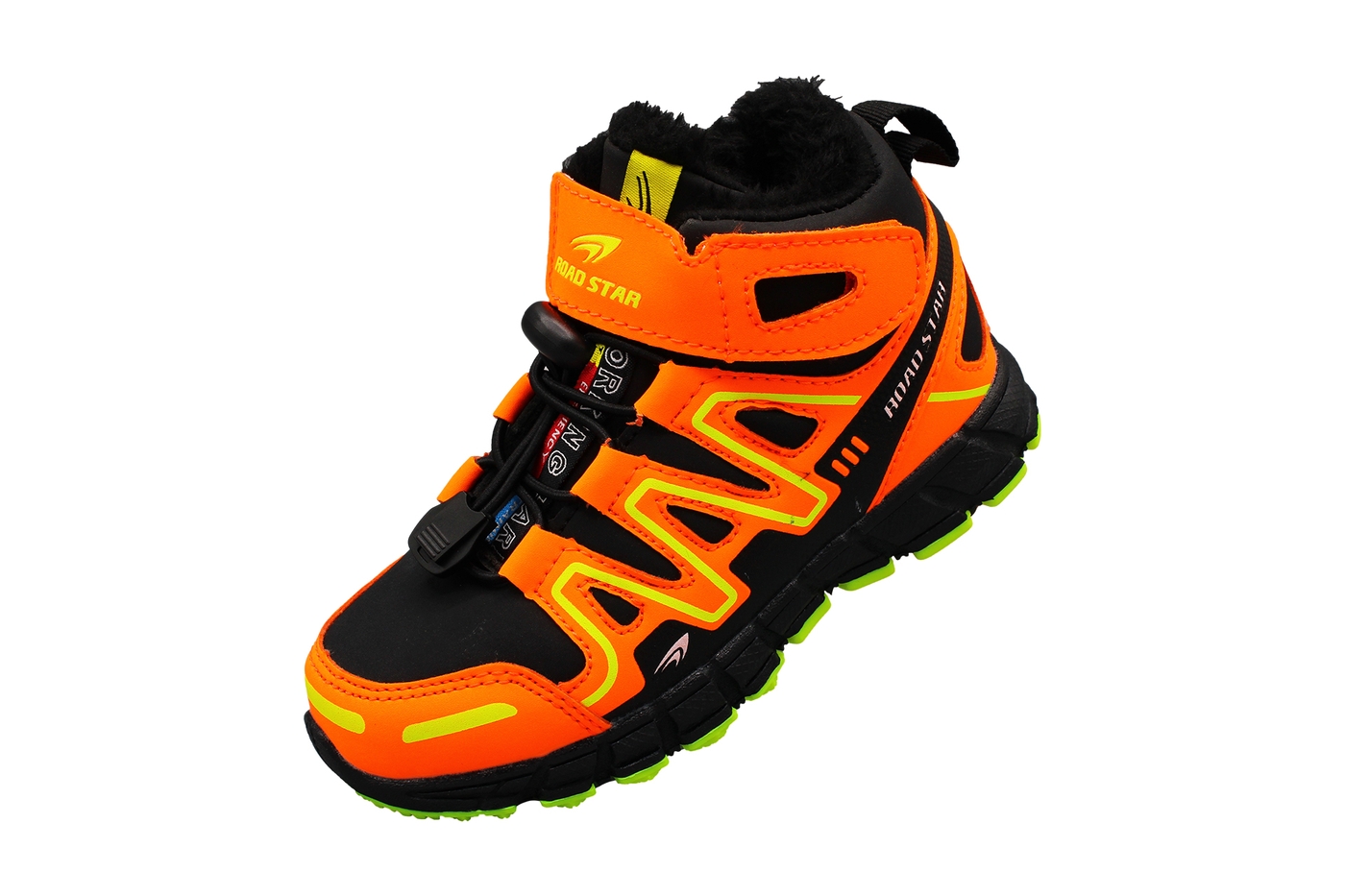 Planets 027 Winterschuh für Kinder in Orange/Schwarz – Ansicht 6