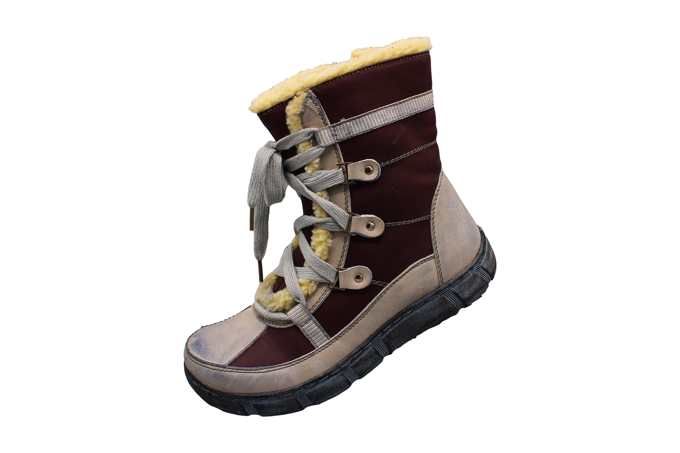 Planets 286 Winterschuh für Damen in Rot – Ansicht 1