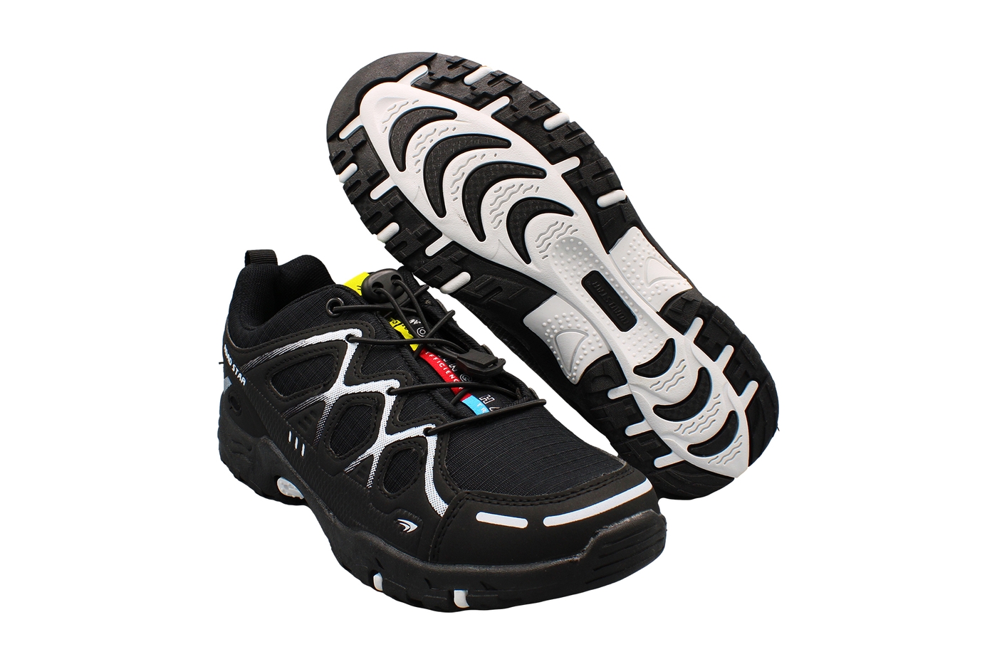 Planets 337 Sneaker für Damen & Herren in Schwarz/Weiß – Ansicht 5