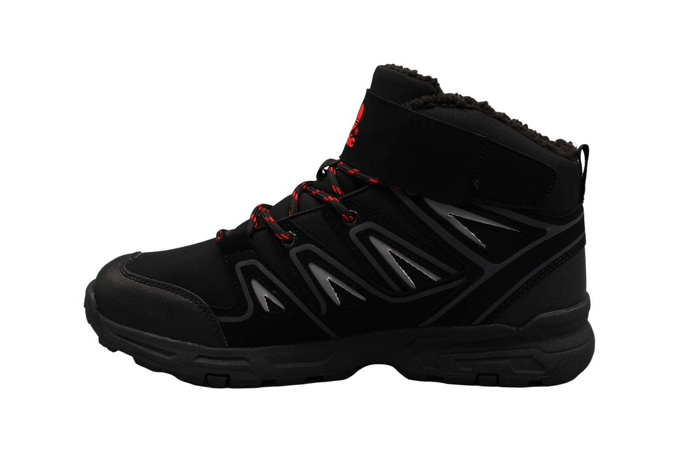 Planets 973 Winterschuh für Damen & Herren in Schwarz/Rot – Ansicht 4