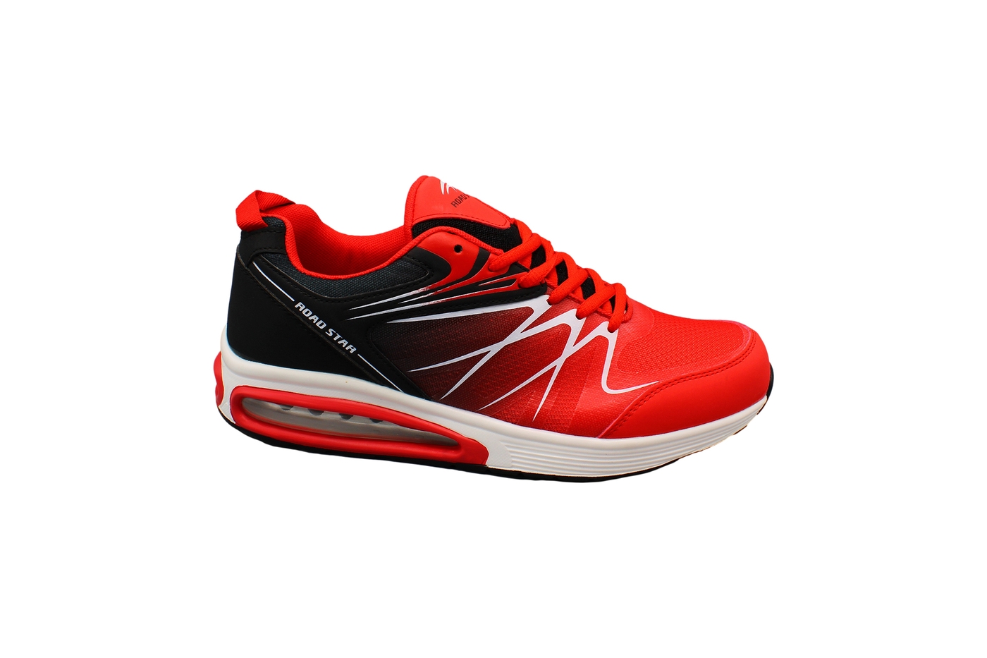 Planets 414 Sneaker für Herren in Rot/Schwarz – Ansicht 3